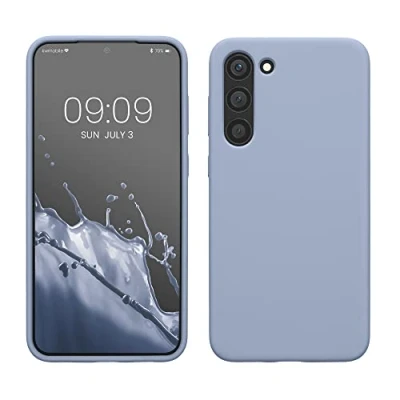Immagine di kwmobile Cover per Samsung Galaxy S23 Plus Custodia Back Case Smartphone in Silicone TPU Protezione Gommata blu chiaro