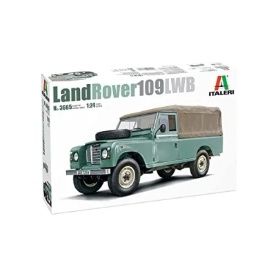 Immagine di Italeri 3665 Land Rover 109 LWB, Scala 1:24, Model Kit, Modello in Plastica da Montare, Modellismo, Multicolore, IT3665