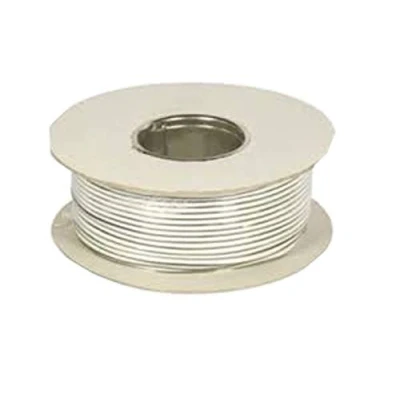 Immagine di Cavo a 2 fili per citofono, 0,5 mm, colore bianco, bobina intera