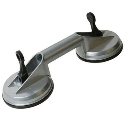 Immagine di Silverline 456945 Sollevatore doppio in alluminio, qualità professionale, 100 kg