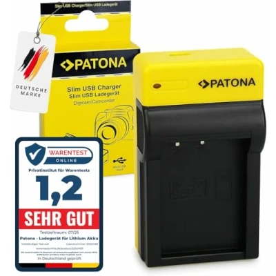 Immagine di PATONA Slim Caricatore per LP E17 Batterie Compatibile con Canon EOS RP R8 R10 R50 R100 77D 200D 250D 750D 760D 800D 850D M3 M5 M6 Rebel SL3 SL2 Kiss X8i X9
