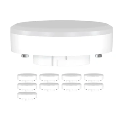 Immagine di ledscom.de 10 pezzi lampadina GX53 LED, bianco caldo (2700 K), 10,6 W, 1038lm, 115, opaco