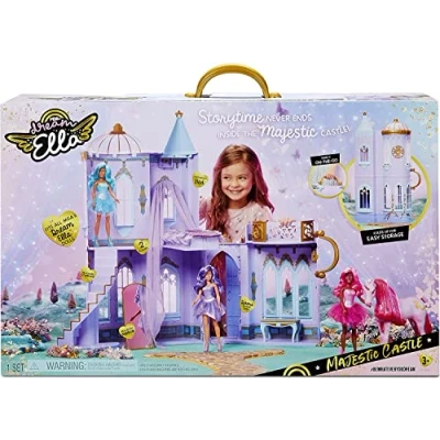Immagine di Dream Ella MGA&#039;s Majestic Castle Giocattolo per Bambini Castello Portatile a Due Piani Puó ospitare 2 Bambole da 29 cm con Porte, Mobili e Accessori età: 3+ Anni, Multicolore, Medium, 578123C3