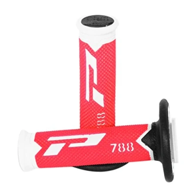 Immagine di PROGRIP Manopole Mx 788 216 Tripla Densità Bianco/Rosso/Nero