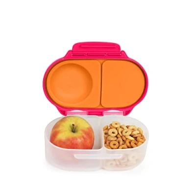 Immagine di b.box Porta Merenda Mini Bento Box con 2 Scomparti a Prova di Perdite Pranzo e Bambini Scuola Lunch Adatto Frutta Intera Senza BPA