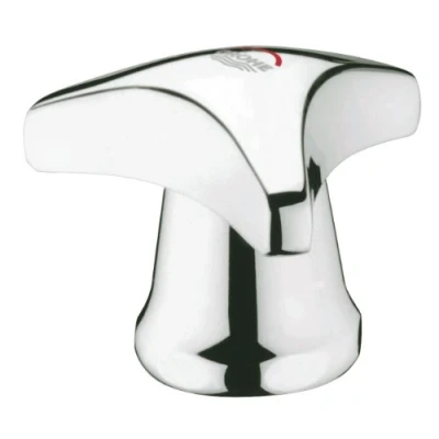 Immagine di Grohe, ManopolaTrecorn 1/2, colore: Rosso, e anello per base rubinetti 45081000