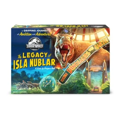 Immagine di Funko Games Jurassic Park: The Legacy Of Isla Nublar Strategy Adventure Board Game for Kids &amp; Adults Age 10 Years Up Family, 56323