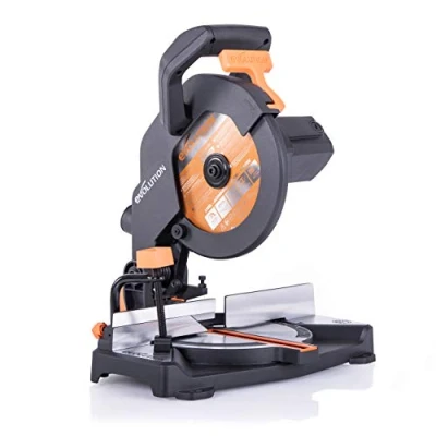 Immagine di Evolution Power Tools R210Cms Troncatrice Radiale Multi Materiale 210 Mm, 230 V, Multicolore, 42 X 29 32 Cm