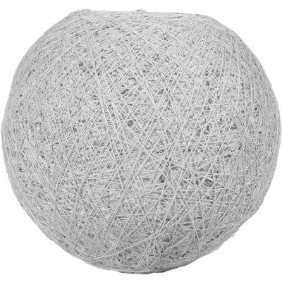 Immagine di Lum &amp; Co Schermo Sospensione a forma di sfera, Grigio chiaro, 20 x 19 cm
