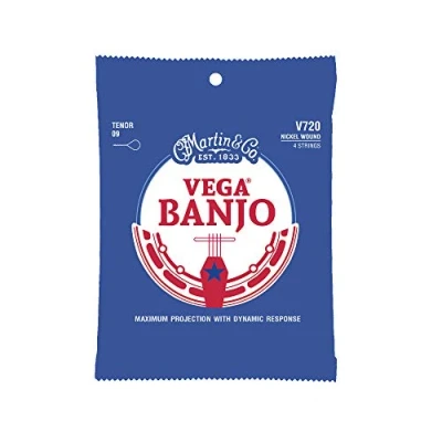 Immagine di Martin V720 VEGA BANJO STRINGS TENOR NICKEL WOUND, 4 corde