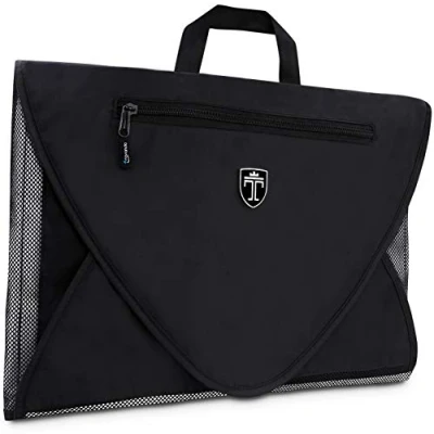 Immagine di TRAVANDO borsa per camicie con aiuto pieghevole senza grinze, camicette abbigliamento, completo grinze coprire da viaggio camicia organizer bu
