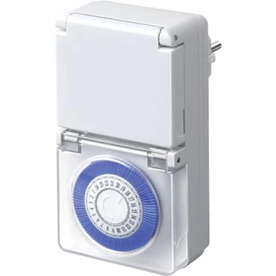 Immagine di Brennenstuhl timer meccanico MMZ 44 IP44, bianco, 1506170