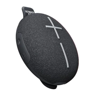 Immagine di Ultimate Ears MINIROLL Altoparlante Bluetooth impermeabile ultraportatile, bassi potenti, resistente alla polvere IP67, raggio d’azione di 40 m Gentle Black