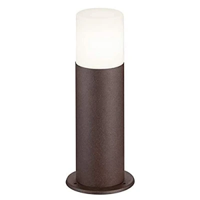 Immagine di Trio Leuchten 522260124 Lampada da esterni Hoosic, in alluminio color ruggine, acrilico bianco, non inclusa 1 x E27.