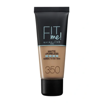 Immagine di Maybelline Fit Me! Matte+ Poreless Liquid Foundation 350 Caramel 30 ml