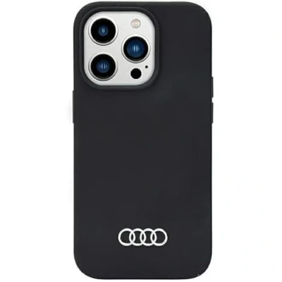 Immagine di Audi AU LSRIP14P Q3/D1 BK Custodia rigida in silicone per iPhone 14 Pro 6.1&quot;, colore: Nero