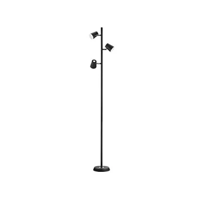 Immagine di Trio Leuchten Narcos Lampada a stelo in metallo, 4,7 W, colore: nero opaco