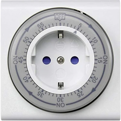 Immagine di Sygonix SY 5045302 Timer a spina analogico IP20 Funzione di conto alla rovescia