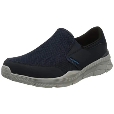 Immagine di Skechers Equalizer 4.0, Sneaker Infilare Uomo, Nero Black Mesh Pu Trim Bbk, 45.5 EU