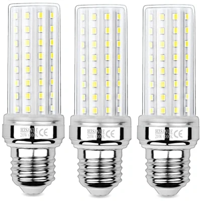 Immagine di HZSANUE LED Lampadina Mais 20W, E27 Vite Edison Lampadina, 6000K Bianco Freddo, 2200LM, 150W Lampadine Incandescenza Equivalenti, Non Dimmerabile, Confezione da 3