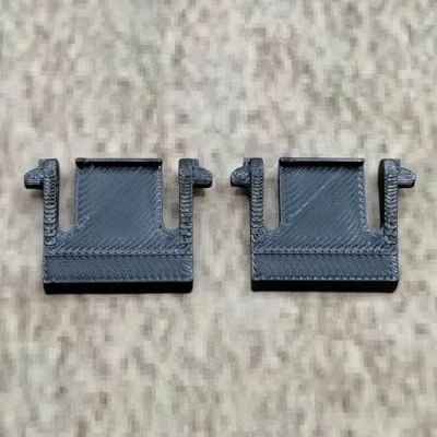 Immagine di ULEIVA 1 paio (2 pezzi) di piedini ricambio per tastiera, colore nero, compatibile con Cooler Master Devastator III, supporto Keybord