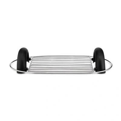 Immagine di Alessi Toru NE03BW B Griglia Scalda Brioche, Accessorio per Tostapane Elettrico, in Acciaio Inossidabile 18/10 e Resina Termoplastica, Nero