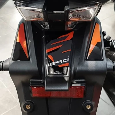 Immagine di Resin Bike Adesivi Moto Compatibile con KTM 1290 Super Adventure S 2021. Protezione Codino da Urti e Graffi. Resinati Effetto 3D Made in Italy