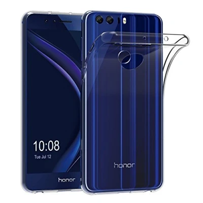 Immagine di AICEK Cover per Huawei Honor 8, 8 Silicone Case Molle di TPU Trasparente Sottile Custodia