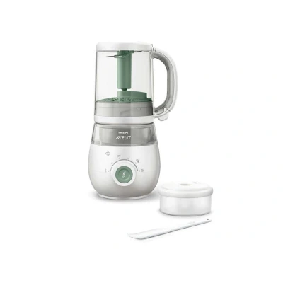 Immagine di Philips Avent 4 in 1 Baby Food Processor Vapore e Frullatore SCF885/01 verde