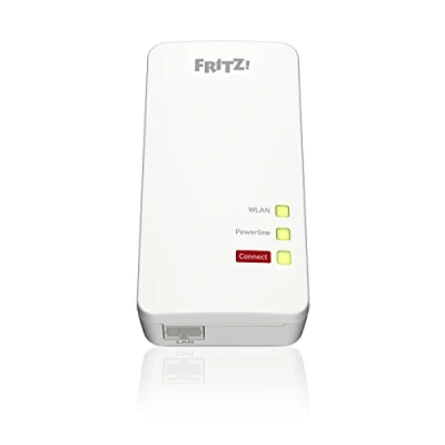 Immagine di AVM FRITZ!Powerline 1260 WLAN Adattatore singolo / estensore di rete 1.200 MBit/s PLC, conforme a IEEE P1901, 1200 Mbps, base WiFi AC integrata, Mesh, 1 porta Gigabit, versione internazionale
