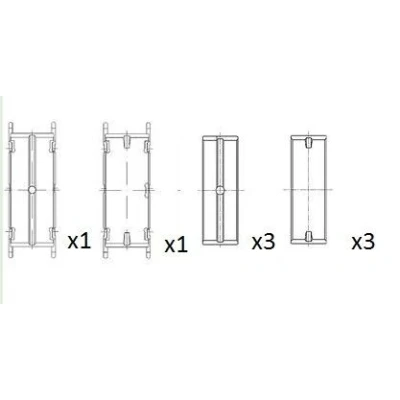 Immagine di FAI AutoParts BM1013 025 Cuscinetto albero a gomito LAND ROVER: Range Rover 4, Velar