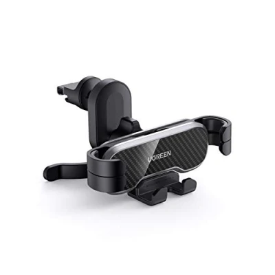 Immagine di UGREEN Porta Cellulare Auto gravità, Supporto a Gancio per Bocchette d&#039;Aria Comaptibile with iPhone 14/13/12/11/X/XR, Galaxy S22/S21/S20/S10, Huawei P40, Xiaomi, Oppo, ECC