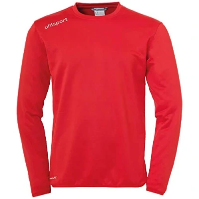 Immagine di uhlsport Essential Training Top, Maglia a Maniche Lunghe da Uomo, Rosso/Bianco, XXL