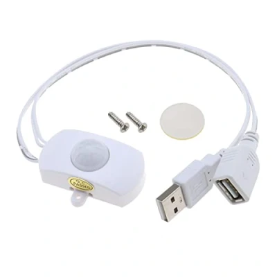Immagine di YINETTECH Interruttore Sensore Di Movimento PIR DC 5V 24V 4A Presenza Per Illuminazione A LED Rilevatore Infrarossi