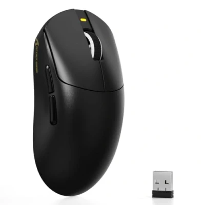 Immagine di ATTACK SHARK X8 SE Mouse da Gaming Wireless, Leggero 55g, Sensore PAW3311, Chip BK52820, 25.000 DPI, Connessione BT/2,4G/USB C, 80 Milioni di Click, Batteria 500mAh, Driver Web per PC/MacNero