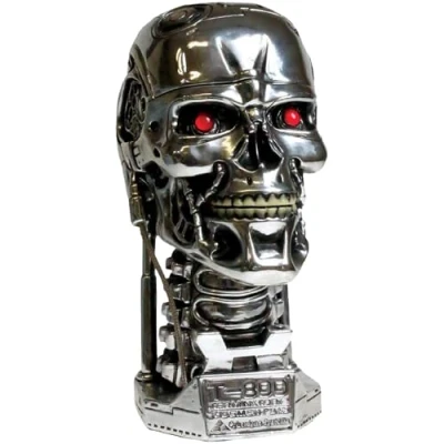 Immagine di Nemesis Now B1427D5 Terminator Head Box 18cm Argento,21cm