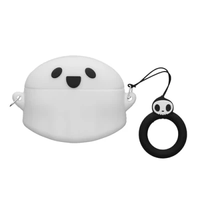 Immagine di kwmobile Custodia per Xiaomi Redmi Buds 4 Pro Cover Protezione Resistente Auricolari Wireless in Silicone Antigraffio Fantasma