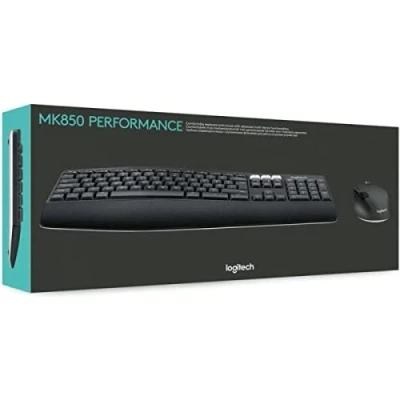 Immagine di Logitech MK850 Kit Tastiera e Mouse, Layout Spagnolo Qwerty, Nero