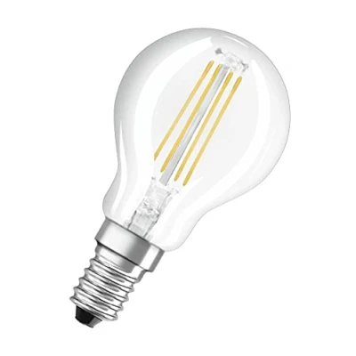 Immagine di Osram Base Classic Lampada LED a Filamento, E14, 4.3 watts, Bianco, 2 Unità