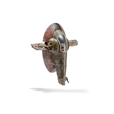 Immagine di Star Wars Style 15 Galaxy Squadron FETT&#039;S Starship Veicolo da 7 Pollici con 1&quot; Boba Fett e Fennec Shand Micro Figure, Singolo, Colore, Medium, SWJ0027