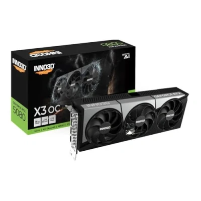 Immagine di Inno 3D Scheda grafica NVIDIA RTX 5080 X3 OC 16GB G 16 GB RAM GDDR7 PCIe x16 HDMI ® 2.1, DisplayPort 2.1 Sync , Con overclocking
