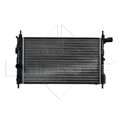 Immagine di NRF 54682 Radiatore motore Alluminio 525 322 23 Alette di raffreddamento montate meccanicamente