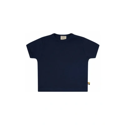 Immagine di loud + proud Uni, aus Bio Baumwolle, GOTS Zertifiziert T Shirt, Blu Oltremare, 98 104 Unisex Bambini e Ragazzi