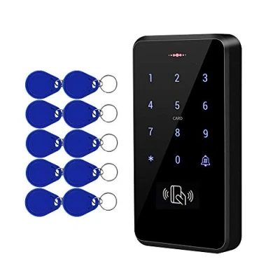 Immagine di FTes RFKits DC12V IP68 RFID Controllo Accessi Porta Impermeabile con Supporto Wiegand 26/34 3000 Utenti+10 Portachiavi Blu(IC 13.56MHz)