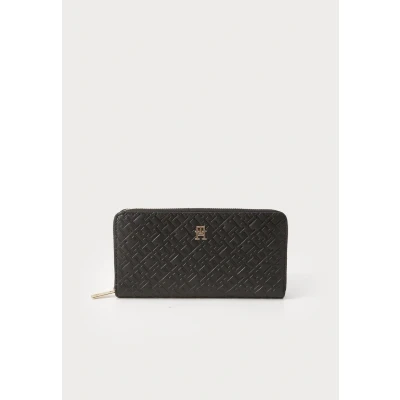 Immagine di Tommy Hilfiger ICON MONO EMBO Portafoglio, Donna, Taglia: One Size, Black