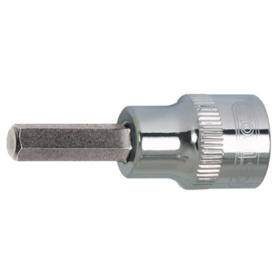 Immagine di KS Tools, Chiave a bussola + esagonale, 1/2&quot; CHROMEplus bit socket corto (3/16&quot;)