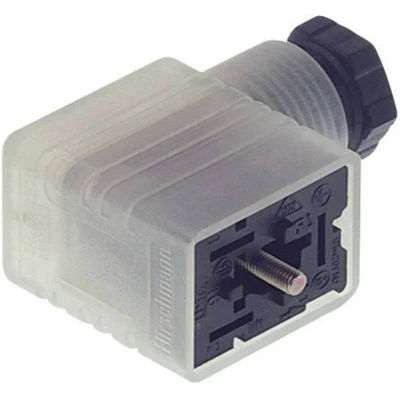 Immagine di Connettore plug in con schermo di funzione nero GML 216 NJ LED 24 HH Polo:2 + PE Hirschmann : 1Pz.