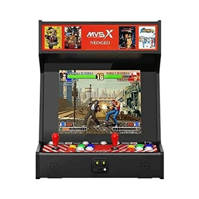 Immagine di SNK NEOGEO MVSX Home Arcade, 50 giochi retro con licenza ufficiale Neo Geo precaricati, Supporta due giocatori per giocare contemporaneamente