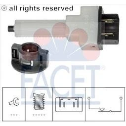 Immagine di FACET 7.1080 Interruttore luce freno meccanico Made in Italy OE Equivalent