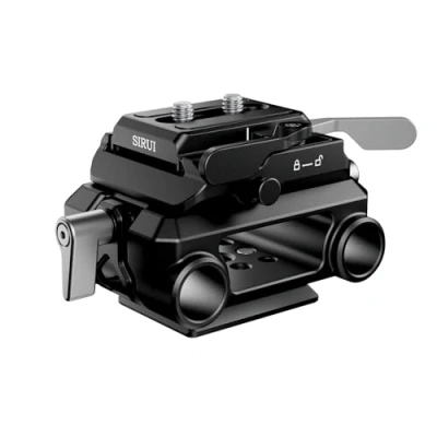 Immagine di SIRUI Video di Supporto per Guida da 15mm con Piastra a Sgancio Rapido Tipo Arca, Base Fotocamera Doppi Morsetti Treppiede, Attrezzatura Spalla, Follow Focus, AM QA LR